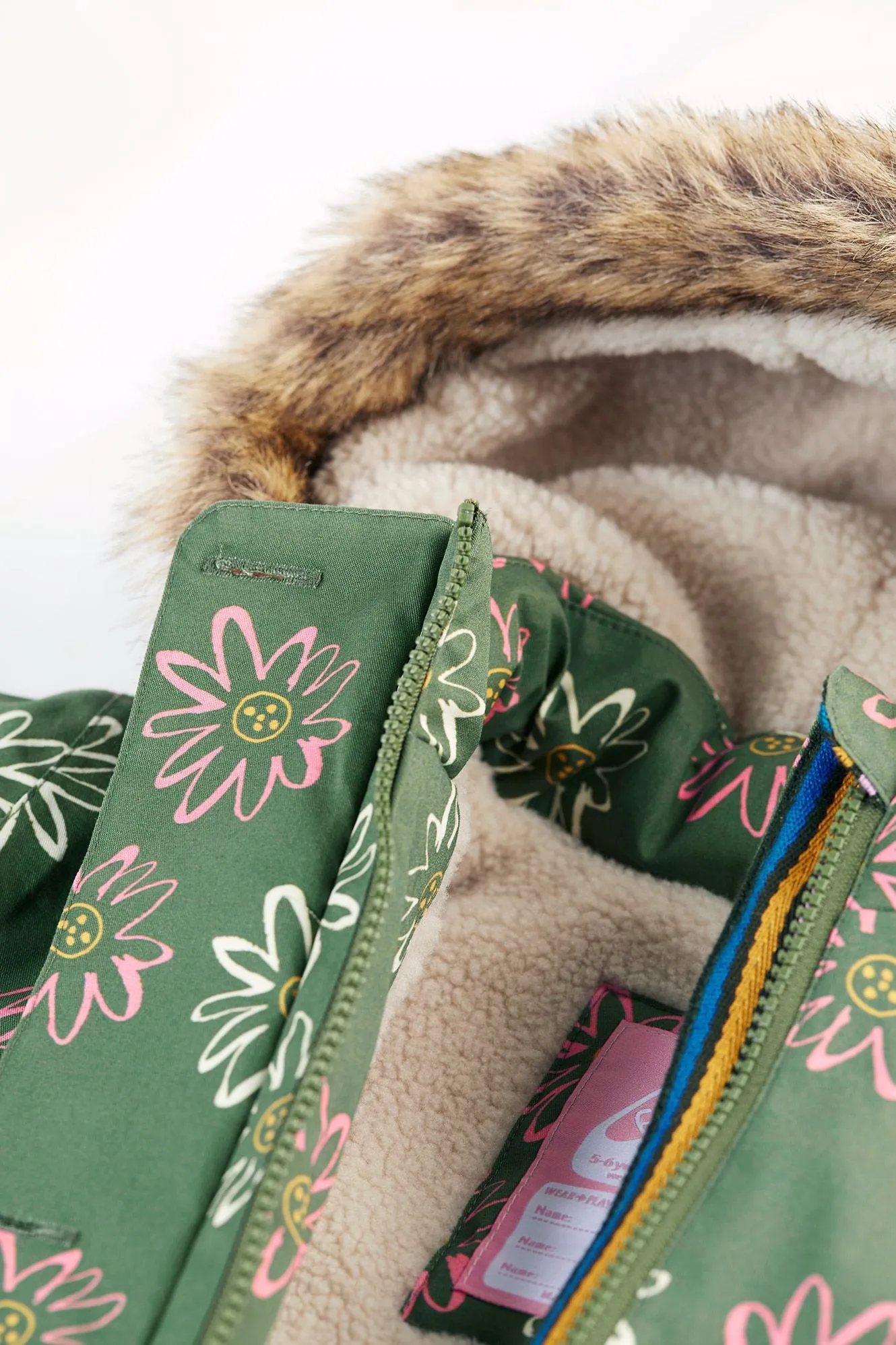 Frugi Penhale Parka Coat 500055A4ligr Let It Grow
