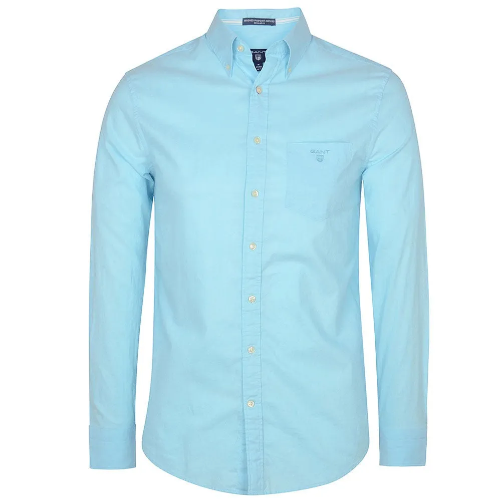 Gant Men's Washed Pinpoint Oxford Regular Fit Button Down Shirt (331510)