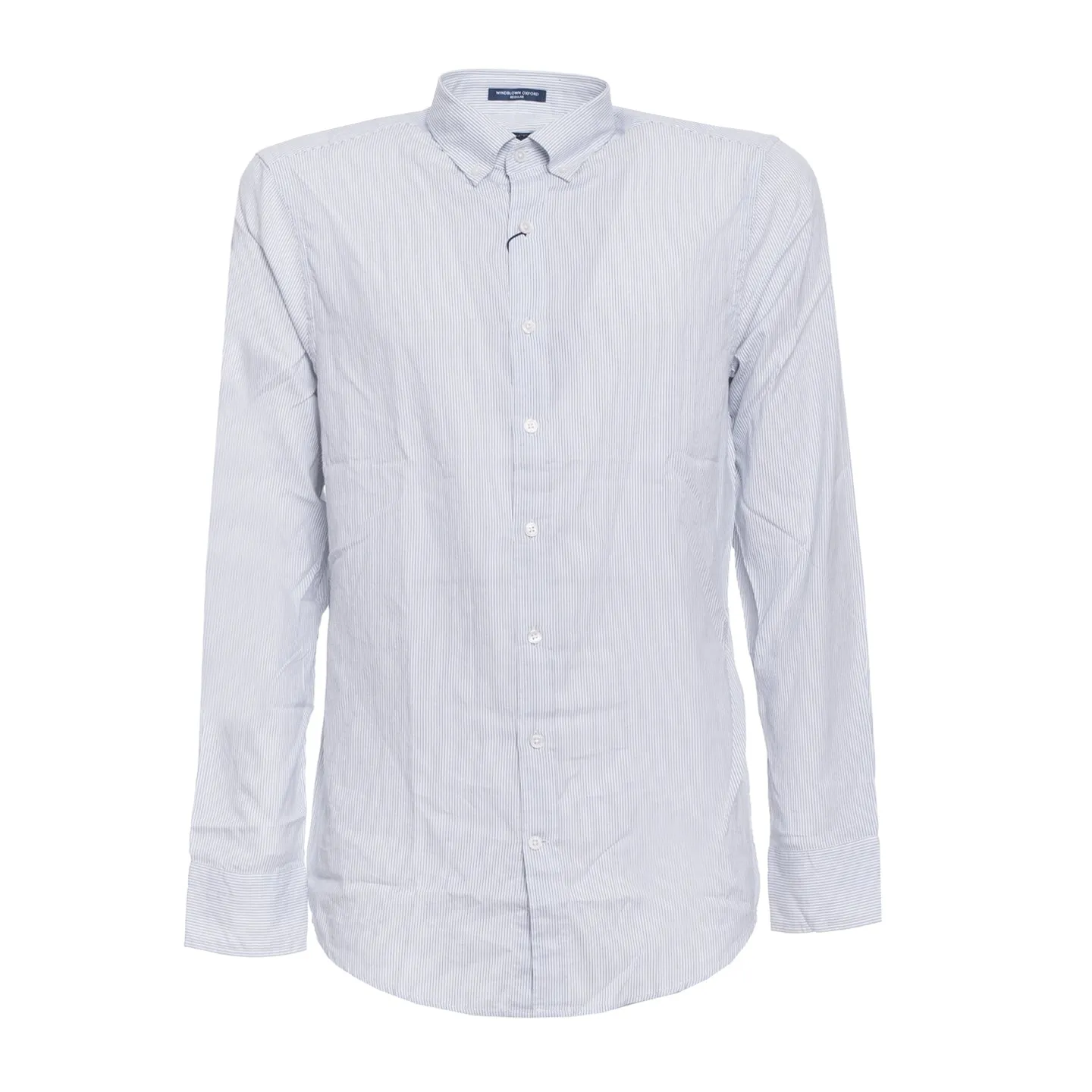 GANT White Windblown Oxford Stripe Button Down Shirt 3003630 Size L NWT