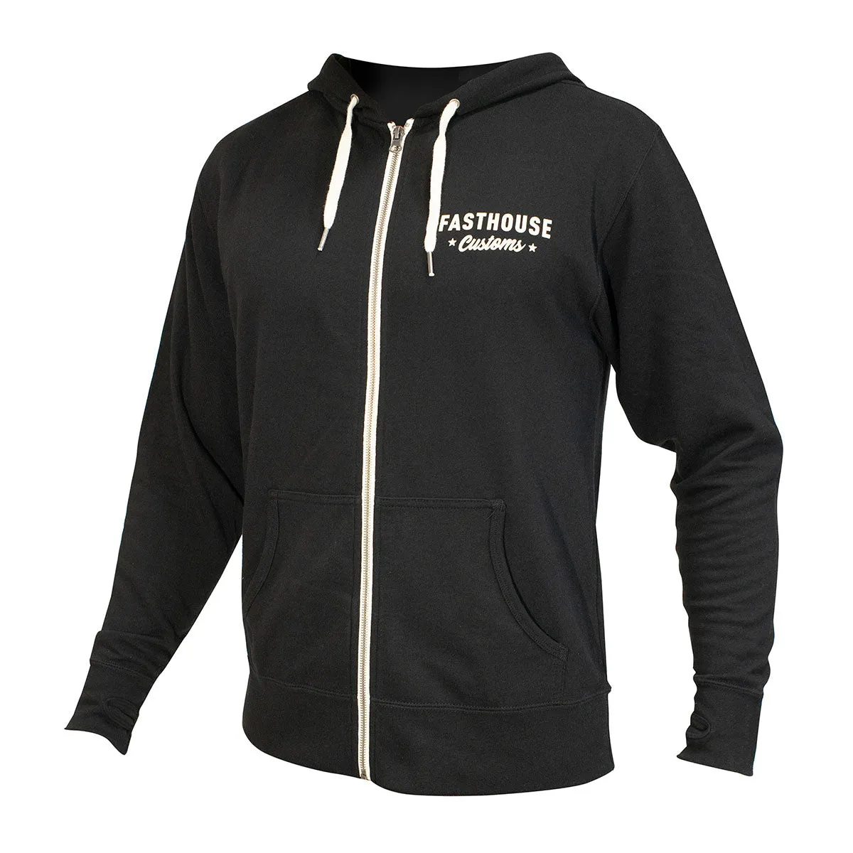 Garage Hooded Zip-Up - Black