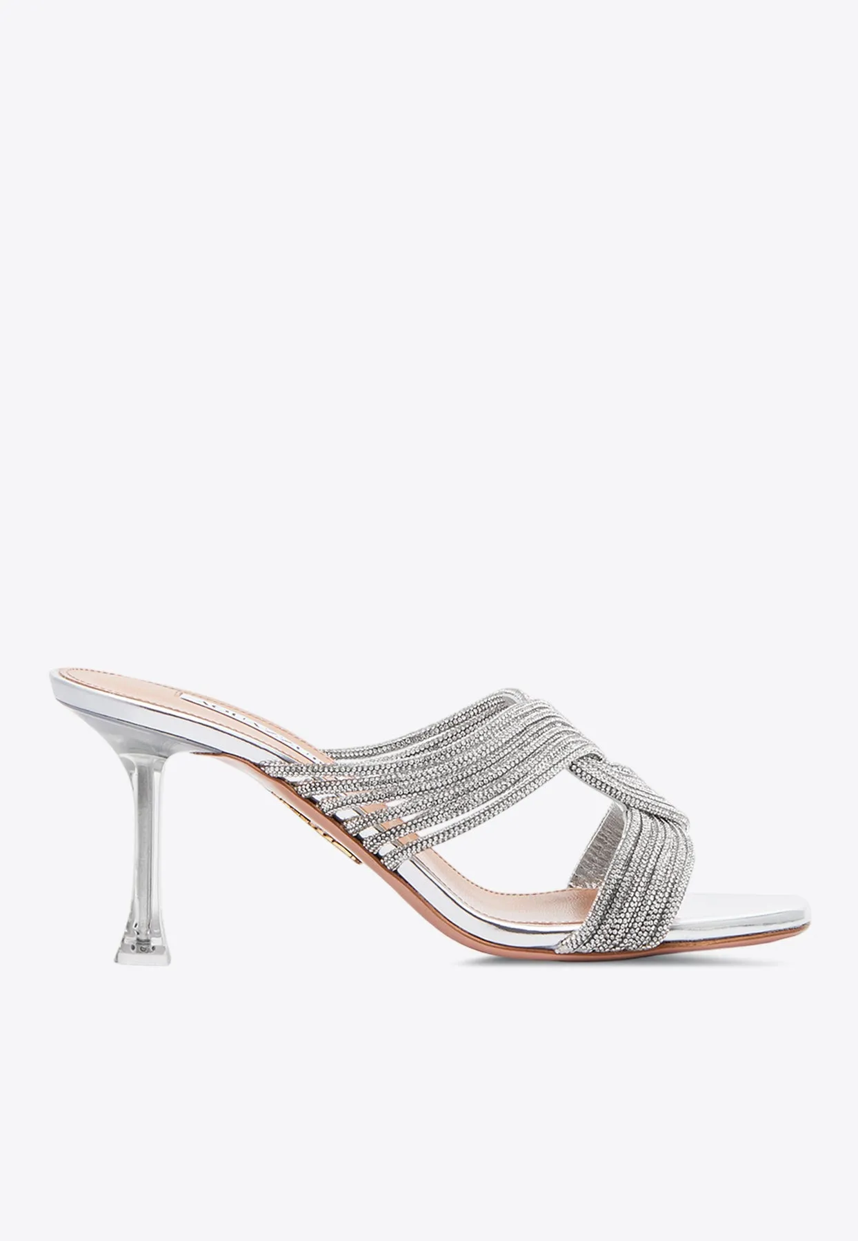 Gatsby 75 Crystal-Embellished Mules