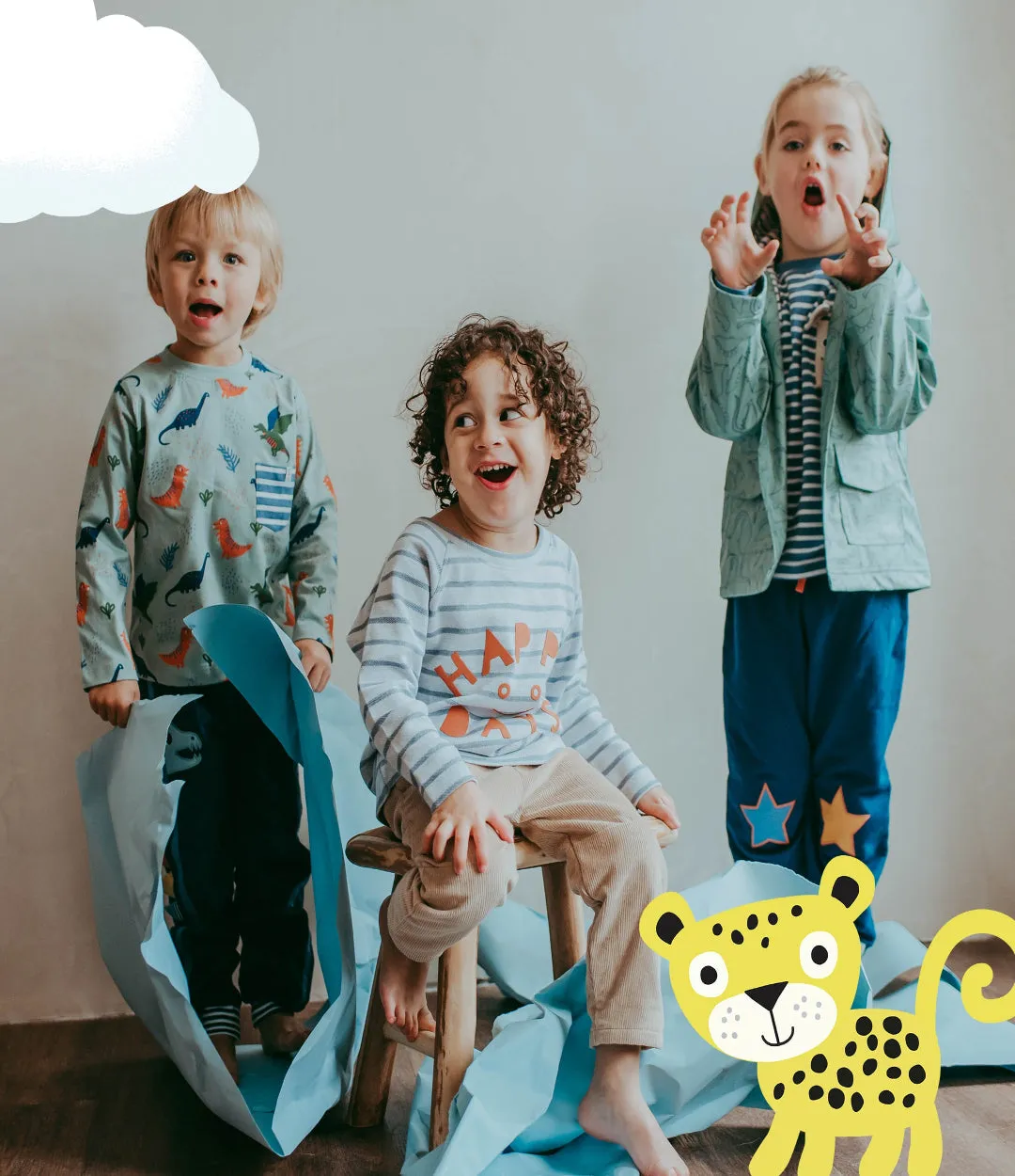 Green Dinosaur Print Raincoat