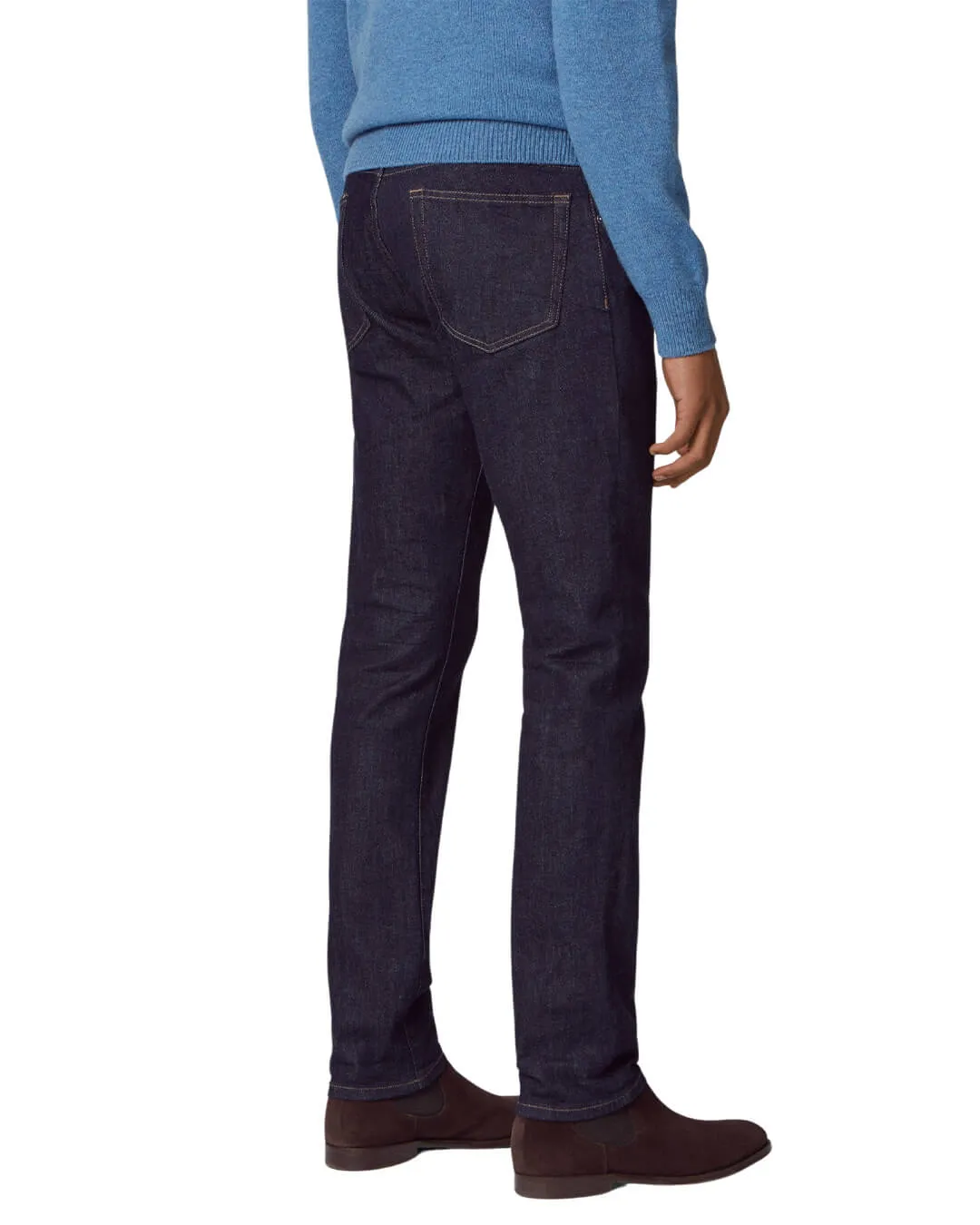 Hackett Denim Blue Rinse Washed Jeans
