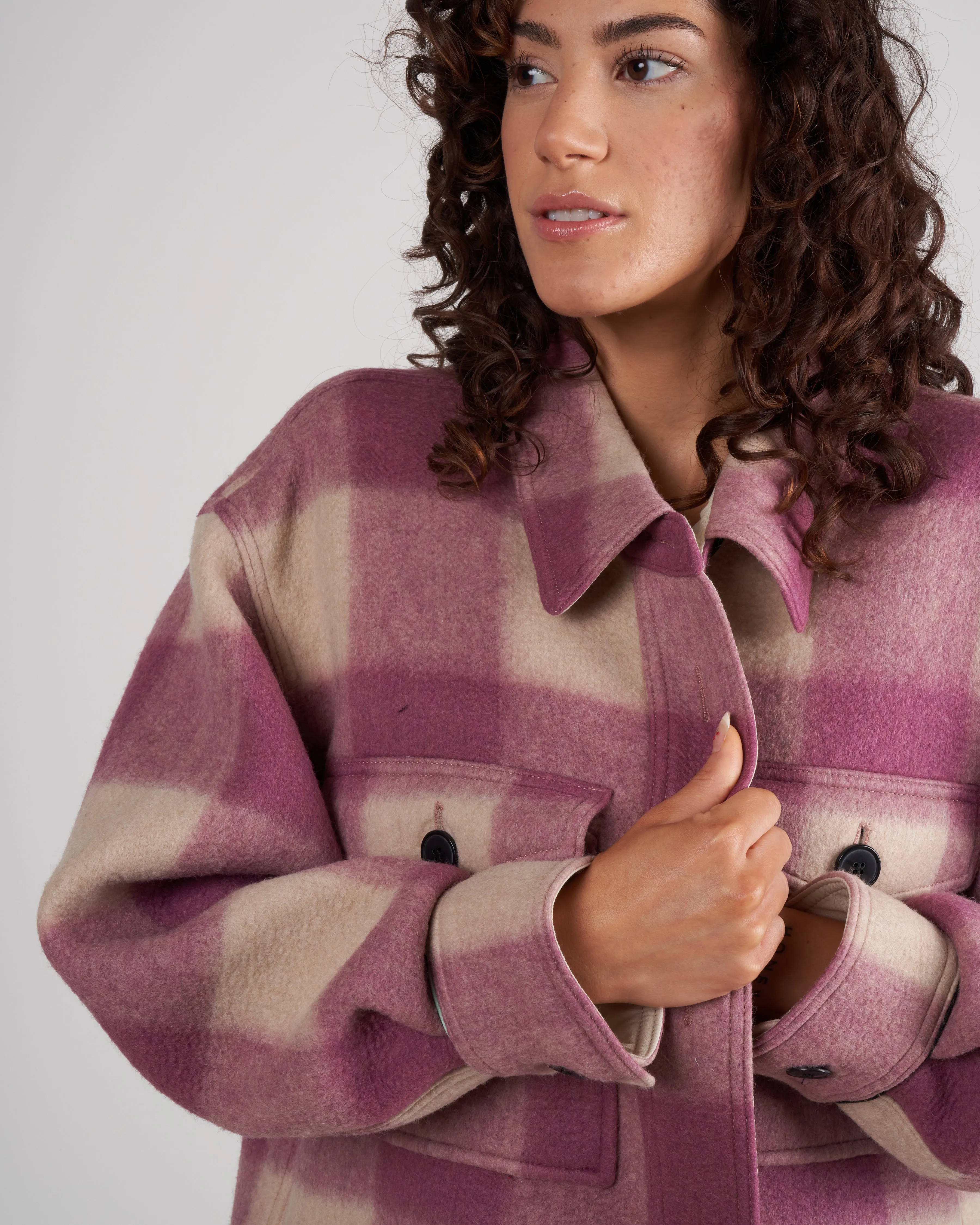 harveli jacket - rosewood