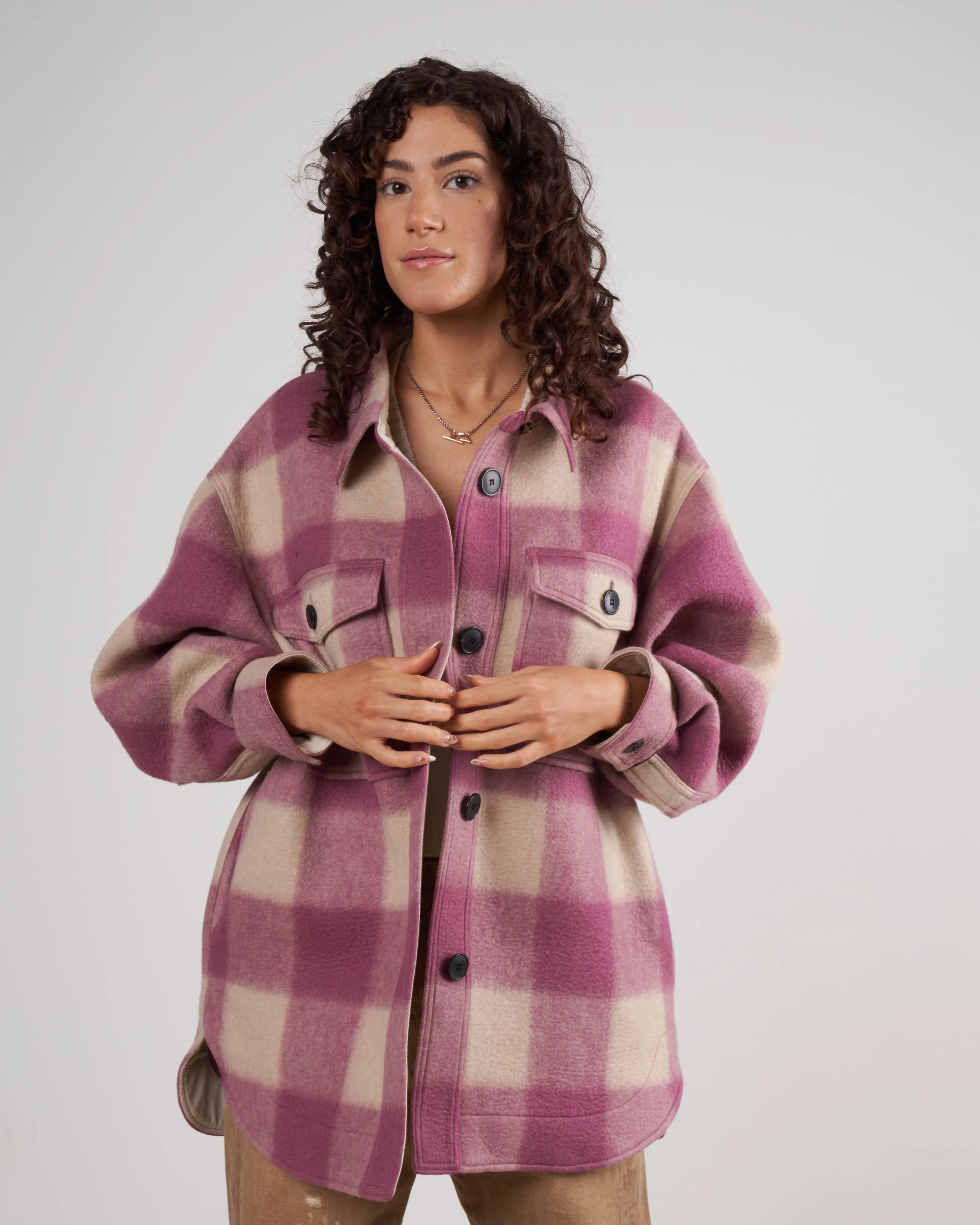 harveli jacket - rosewood