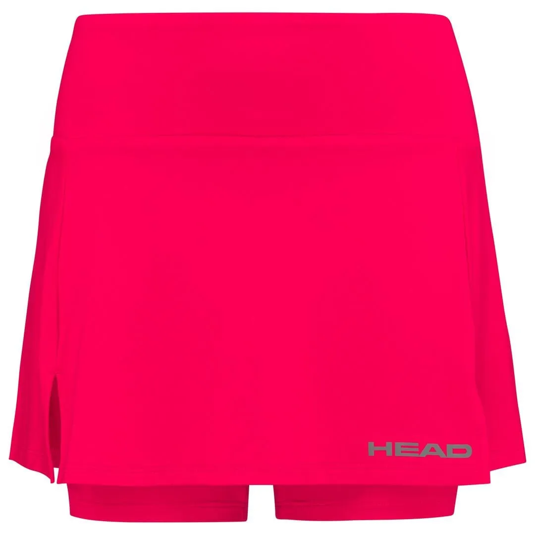 HEAD Womens Club Basic Badminton Skort - Magenta