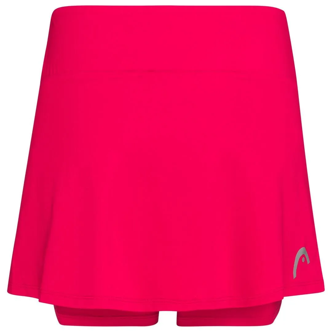 HEAD Womens Club Basic Badminton Skort - Magenta
