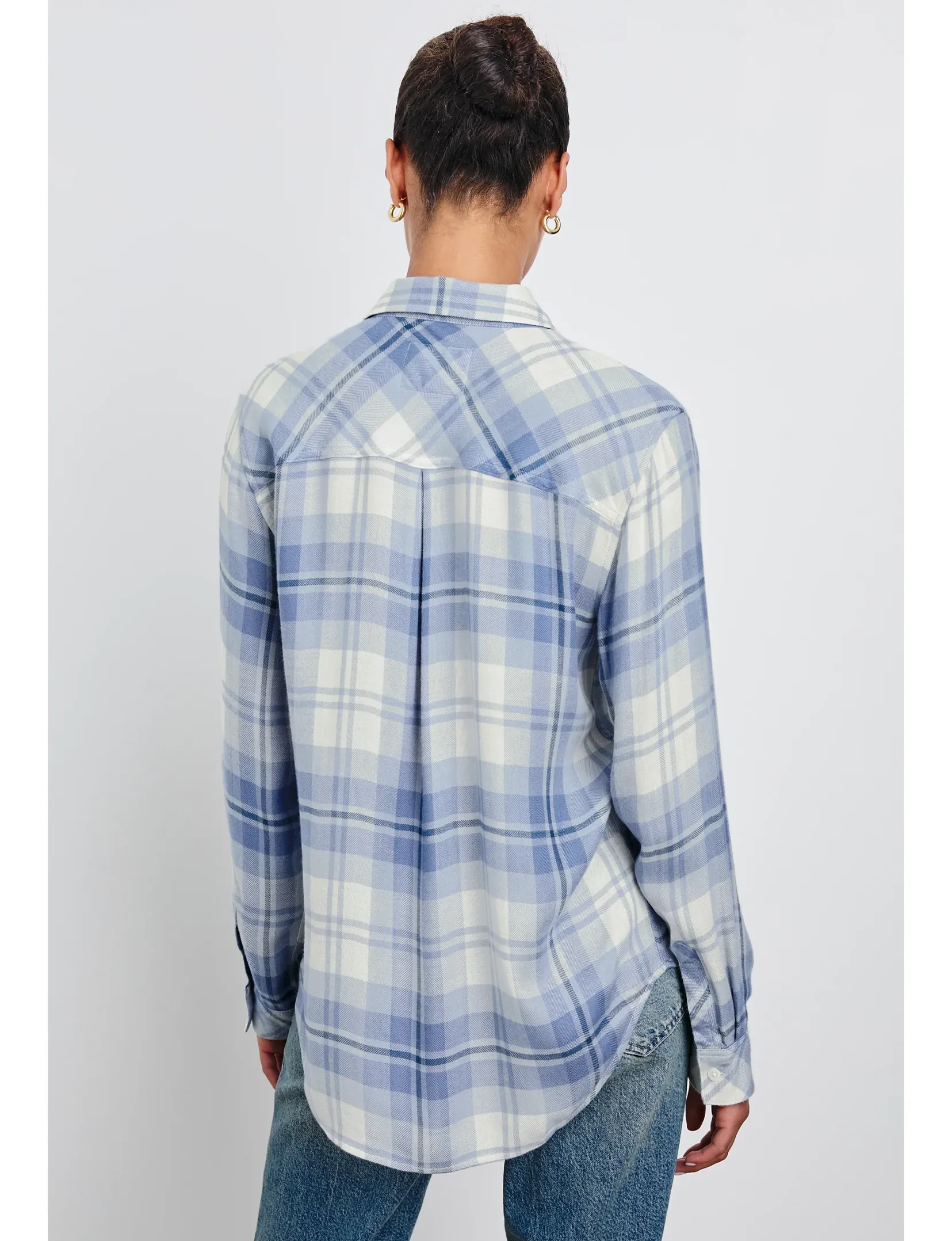 Hunter Plaid Flannel, Bluebell Snow