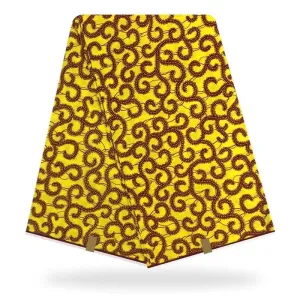 Imported Genuine Zulu African Tribal Printed Cotton Wrapper Fabric Imported