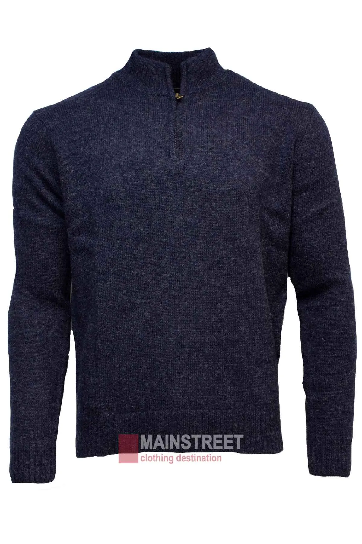 Jack Smith Shetland Wool Zip Pullover