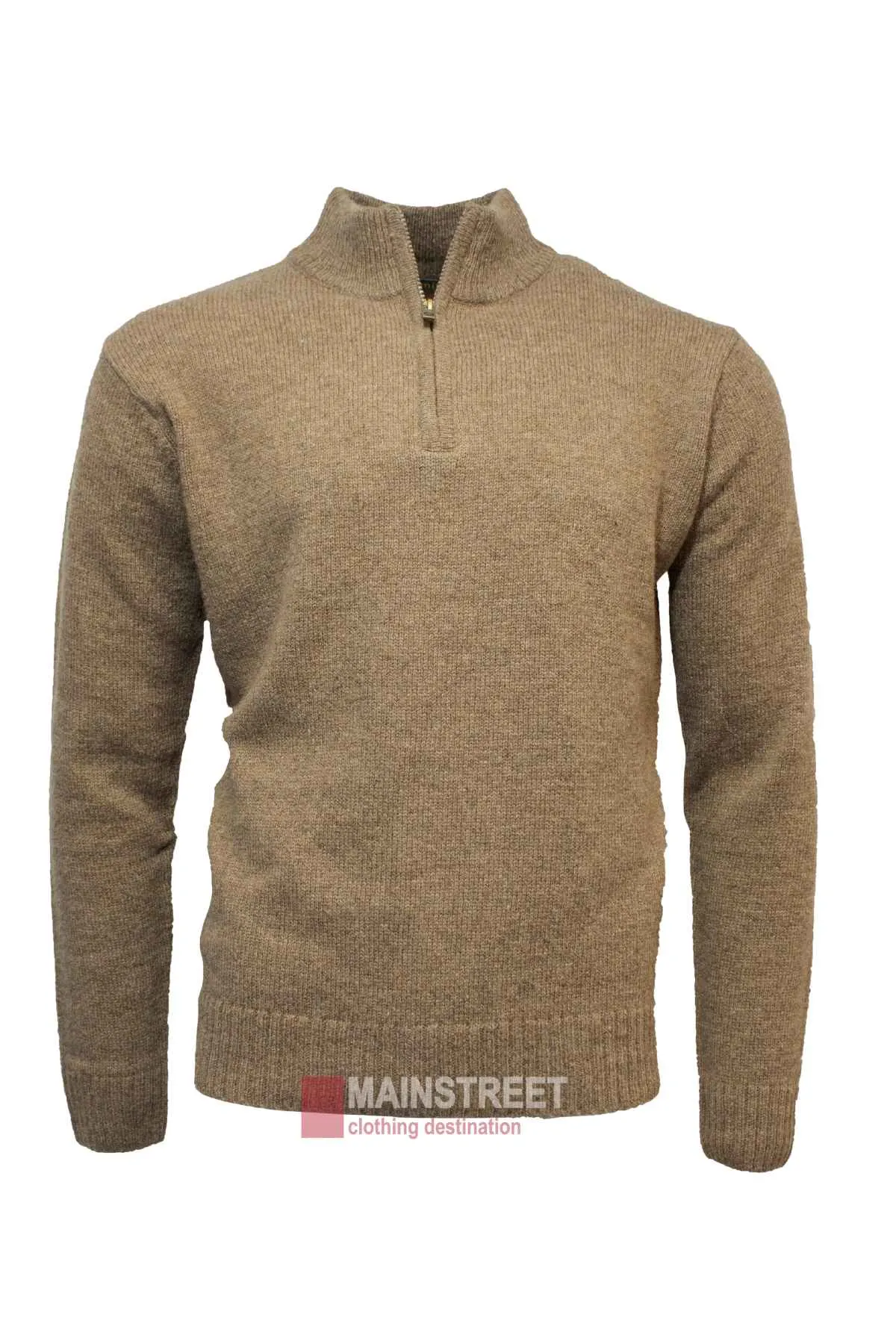 Jack Smith Shetland Wool Zip Pullover