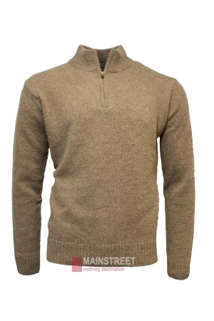 Jack Smith Shetland Wool Zip Pullover