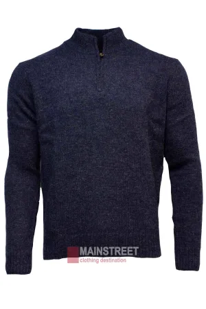 Jack Smith Shetland Wool Zip Pullover