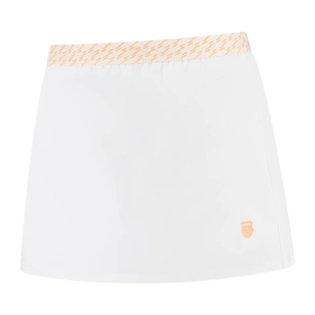 K-Swiss Hypercourt Womens Badminton Skirt 5 - White