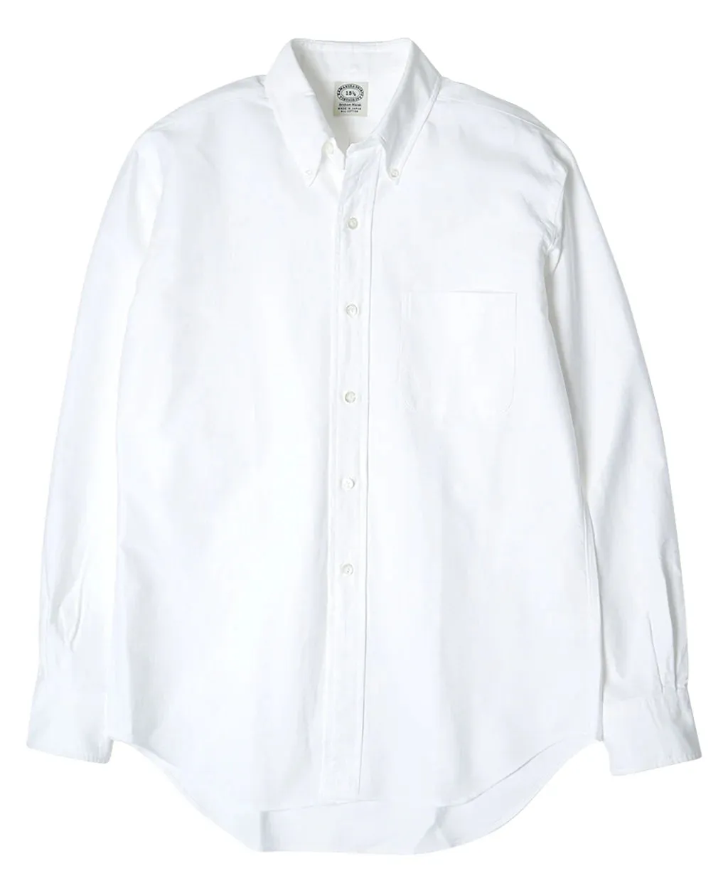 Kamakura Vintage Ivy Plain Oxford Button Down Shirt - White