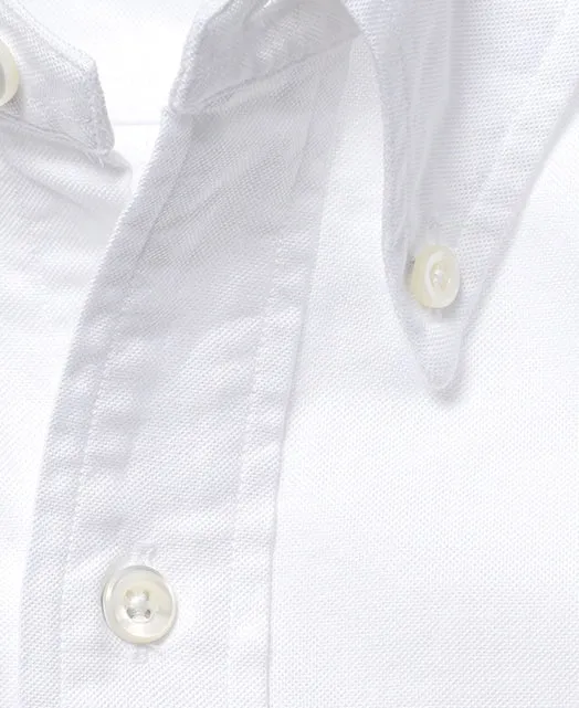 Kamakura Vintage Ivy Plain Oxford Button Down Shirt - White