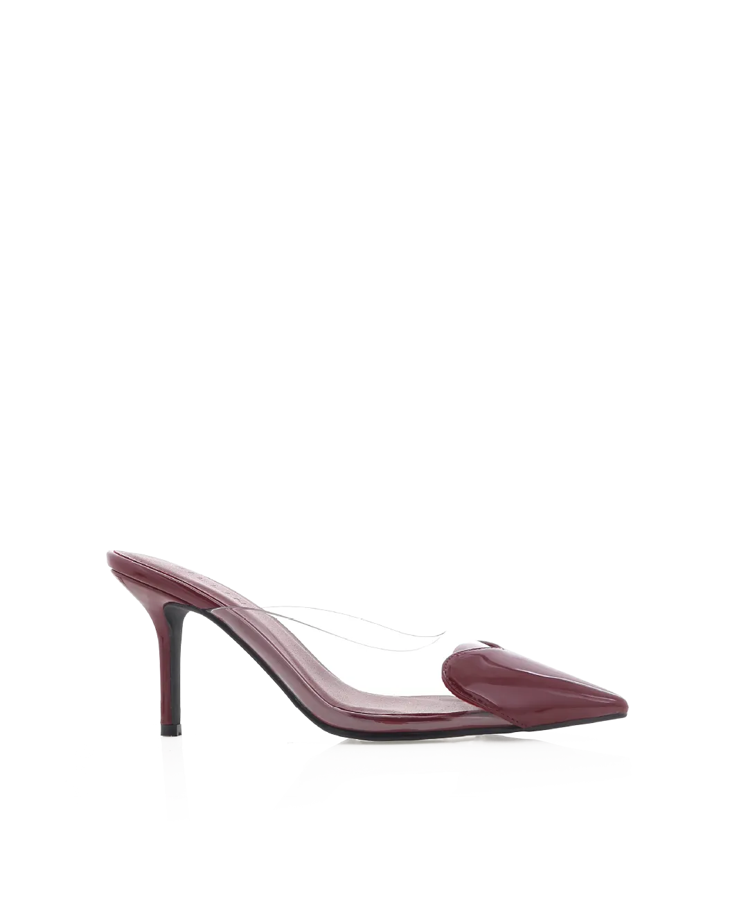 KARESS - CHERRY RED PATENT-CLEAR