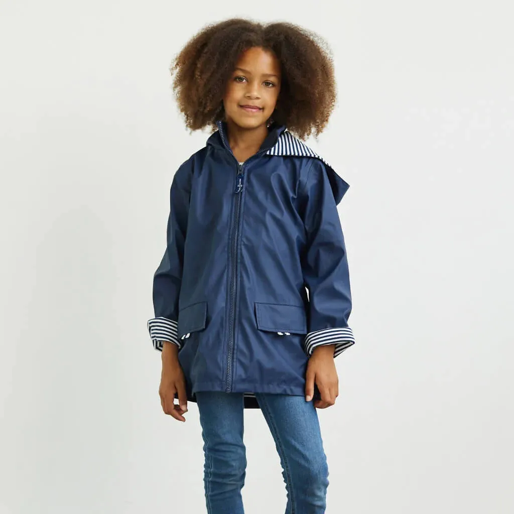 Kids Raincoat - Navy