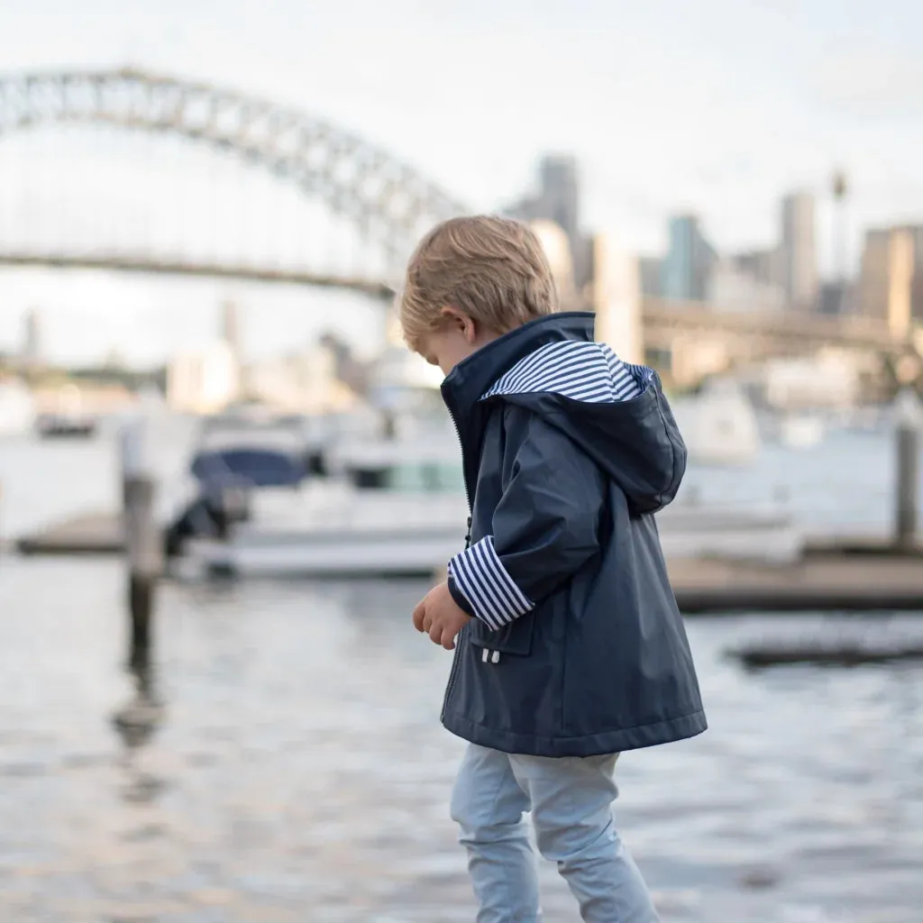 Kids Raincoat - Navy