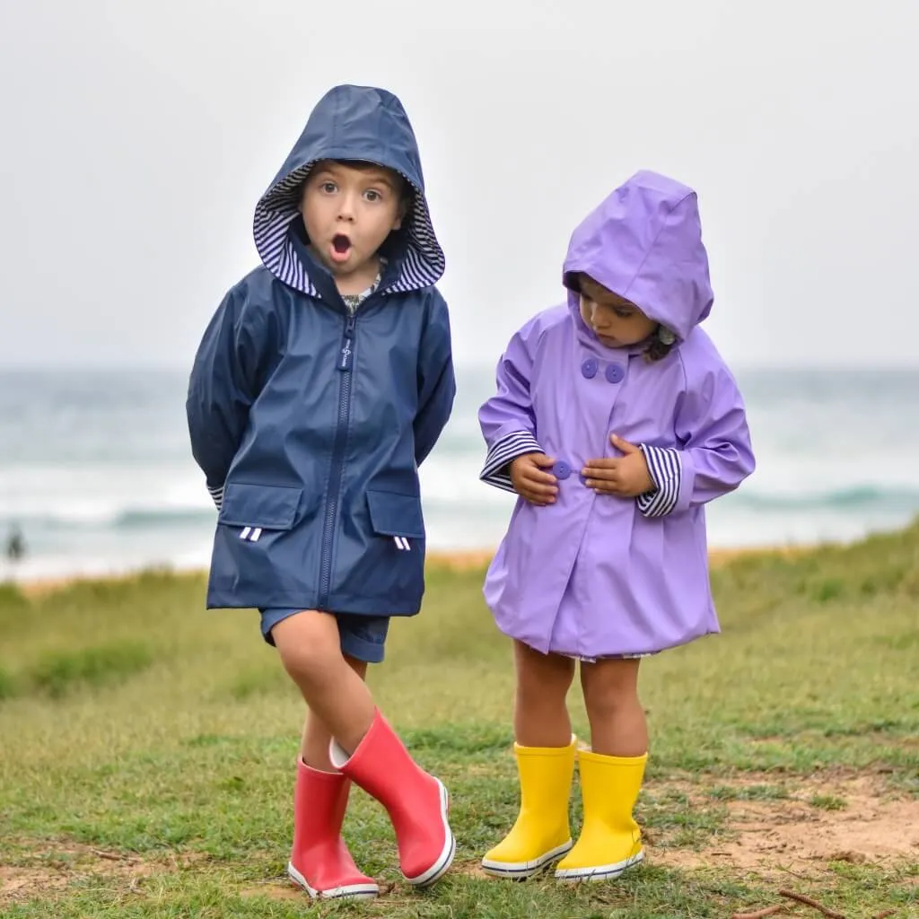 Kids Raincoat - Navy