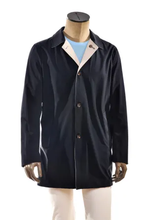 Kired by Kiton Ben Nylon Reversible Raincoat