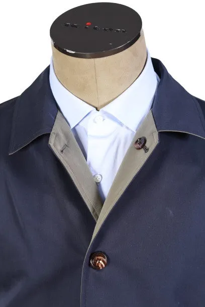 Kired by Kiton Ben Nylon Reversible Raincoat