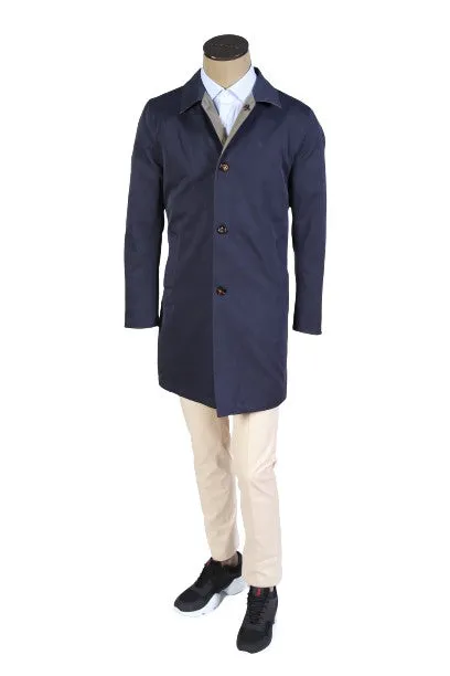 Kired by Kiton Ben Nylon Reversible Raincoat