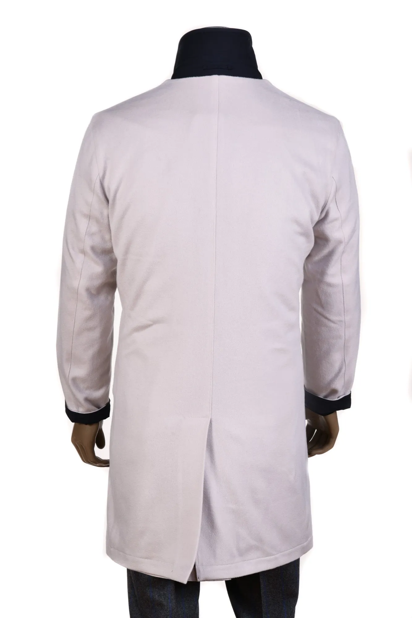 Kired by Kiton Peak Cashmere Reversible Raincoat