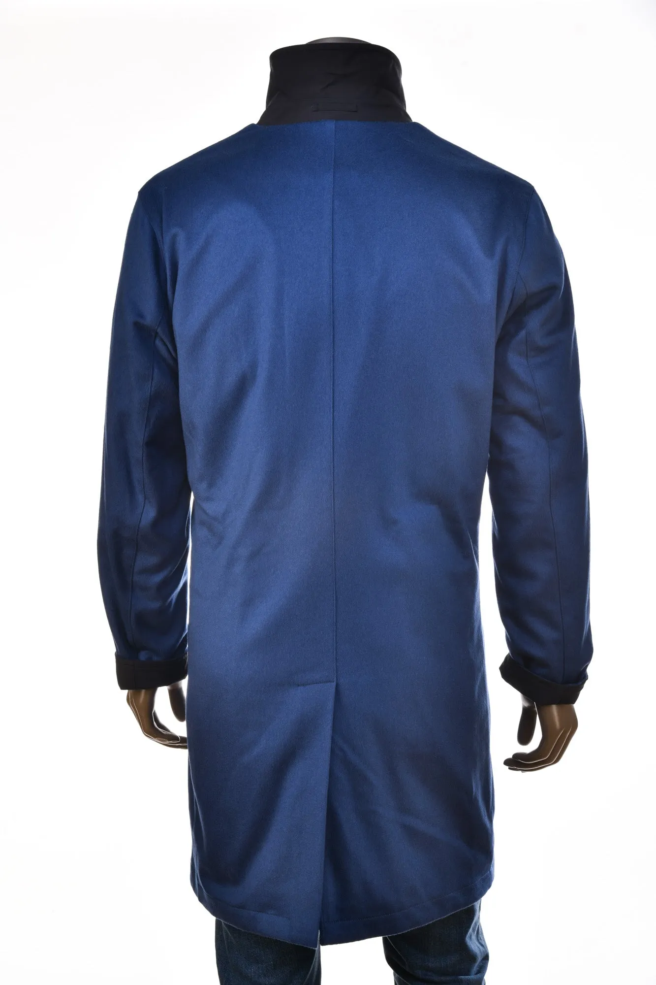 Kired by Kiton Peak Cashmere Reversible Raincoat