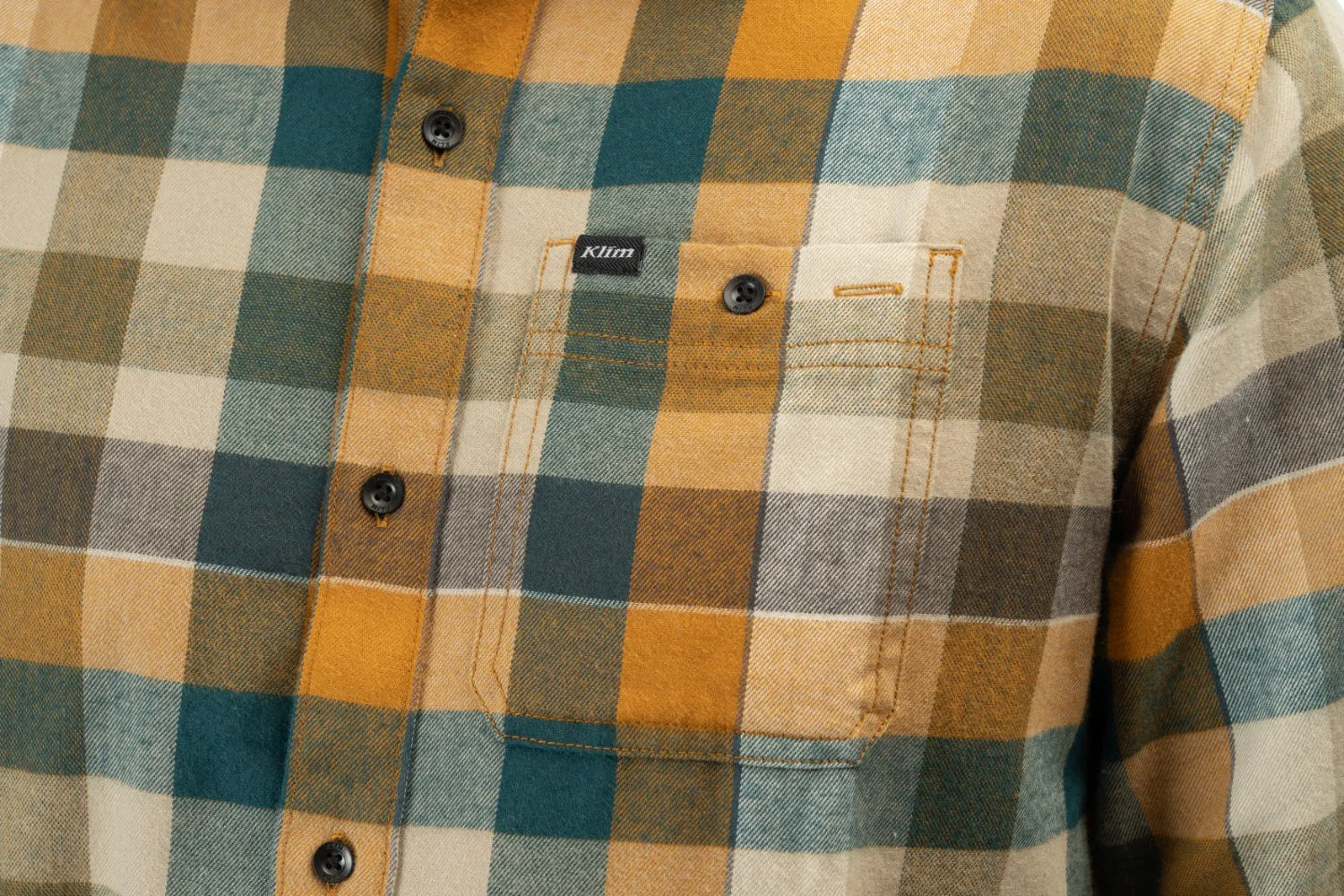 KLIM Mens Alderson Midweight Flannel Shirt
