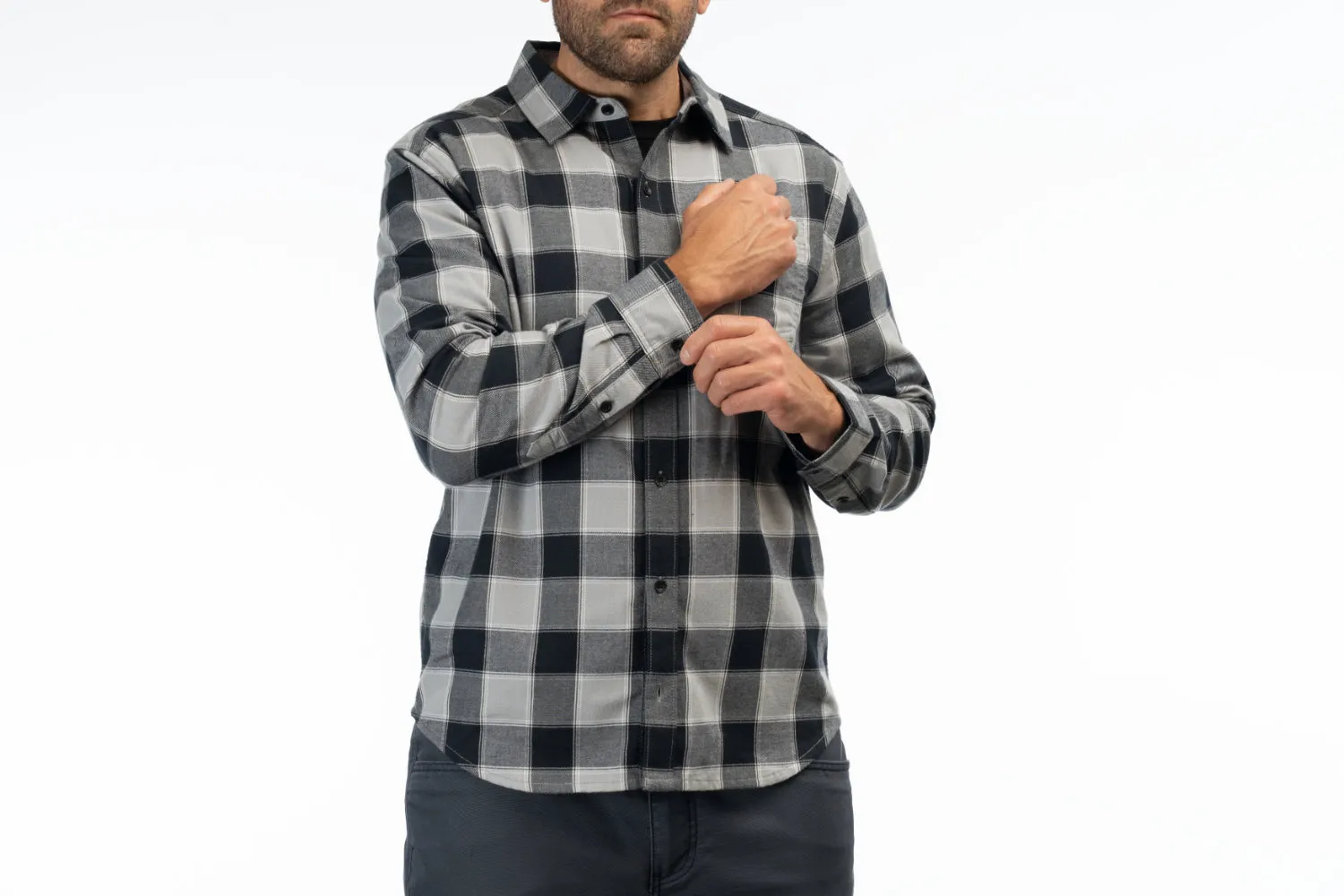 KLIM Mens Cottonwood Midweight Flannel Shirt