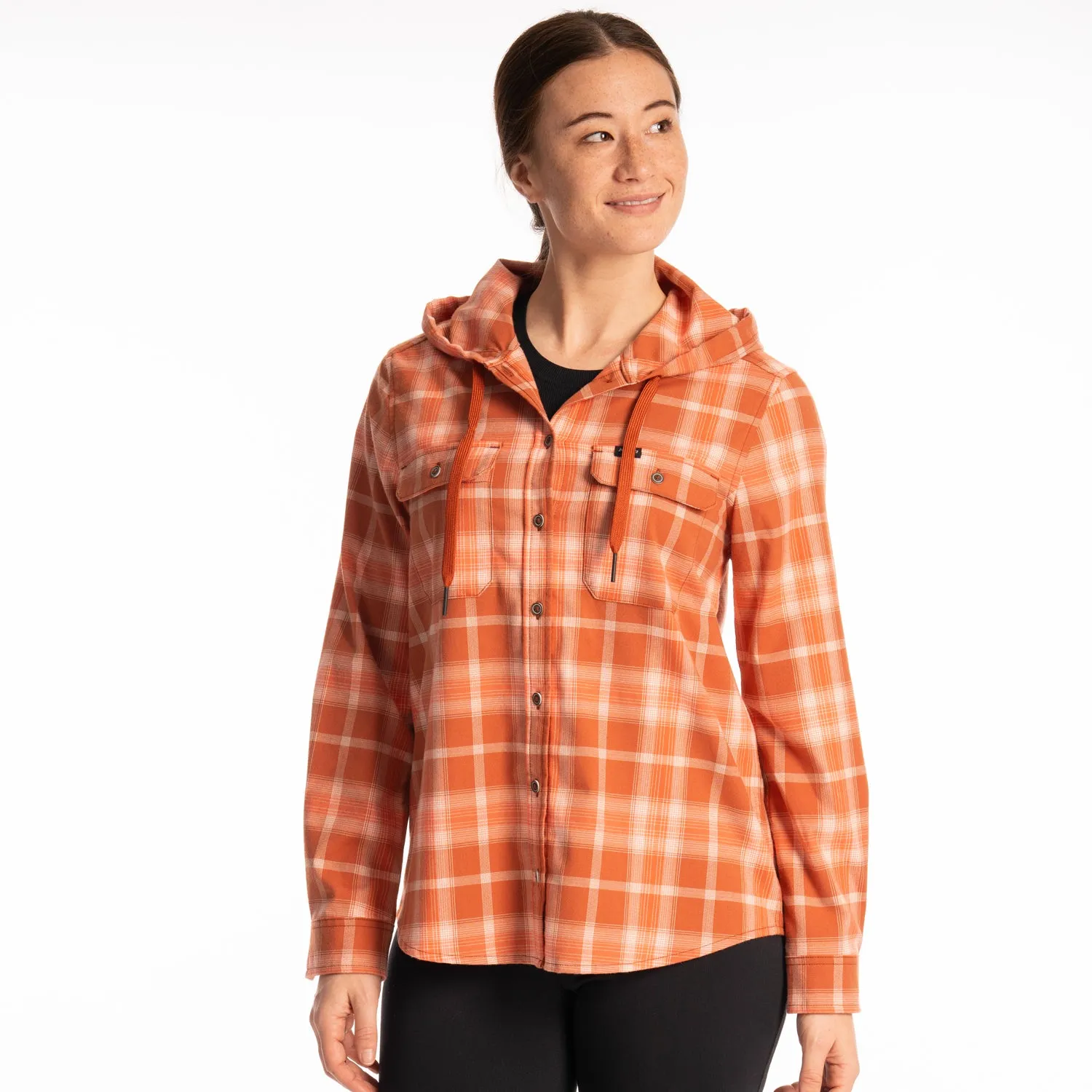 KLIM Womens Ginny Mountain Midweight Stretch Flannel Hoodie