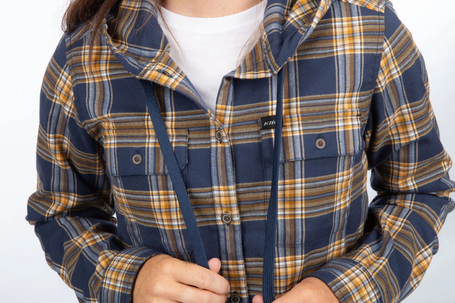 KLIM Womens Ginny Mountain Midweight Stretch Flannel Hoodie