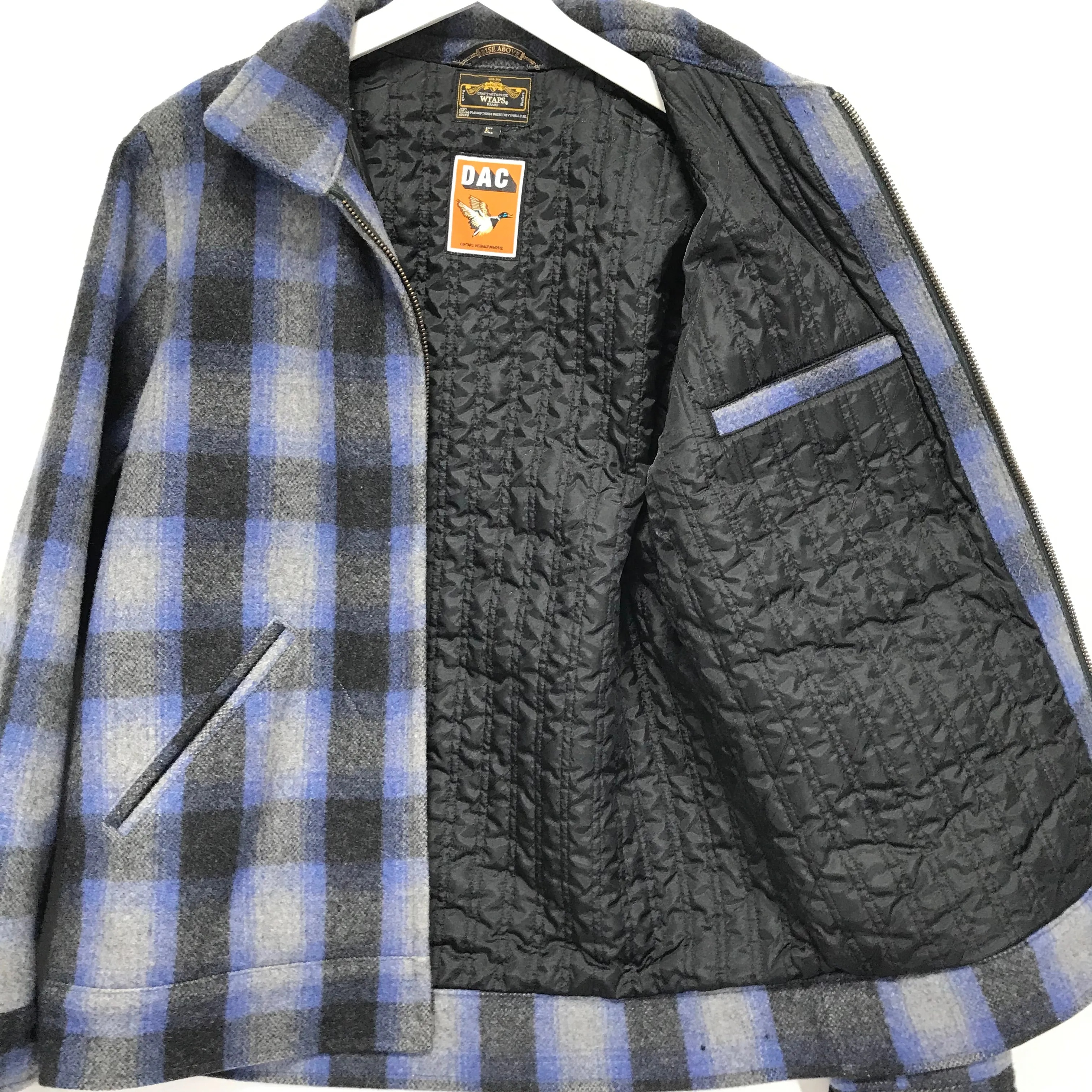 [L] WTaps 09AW Melton Wool Grease Jacket Blue