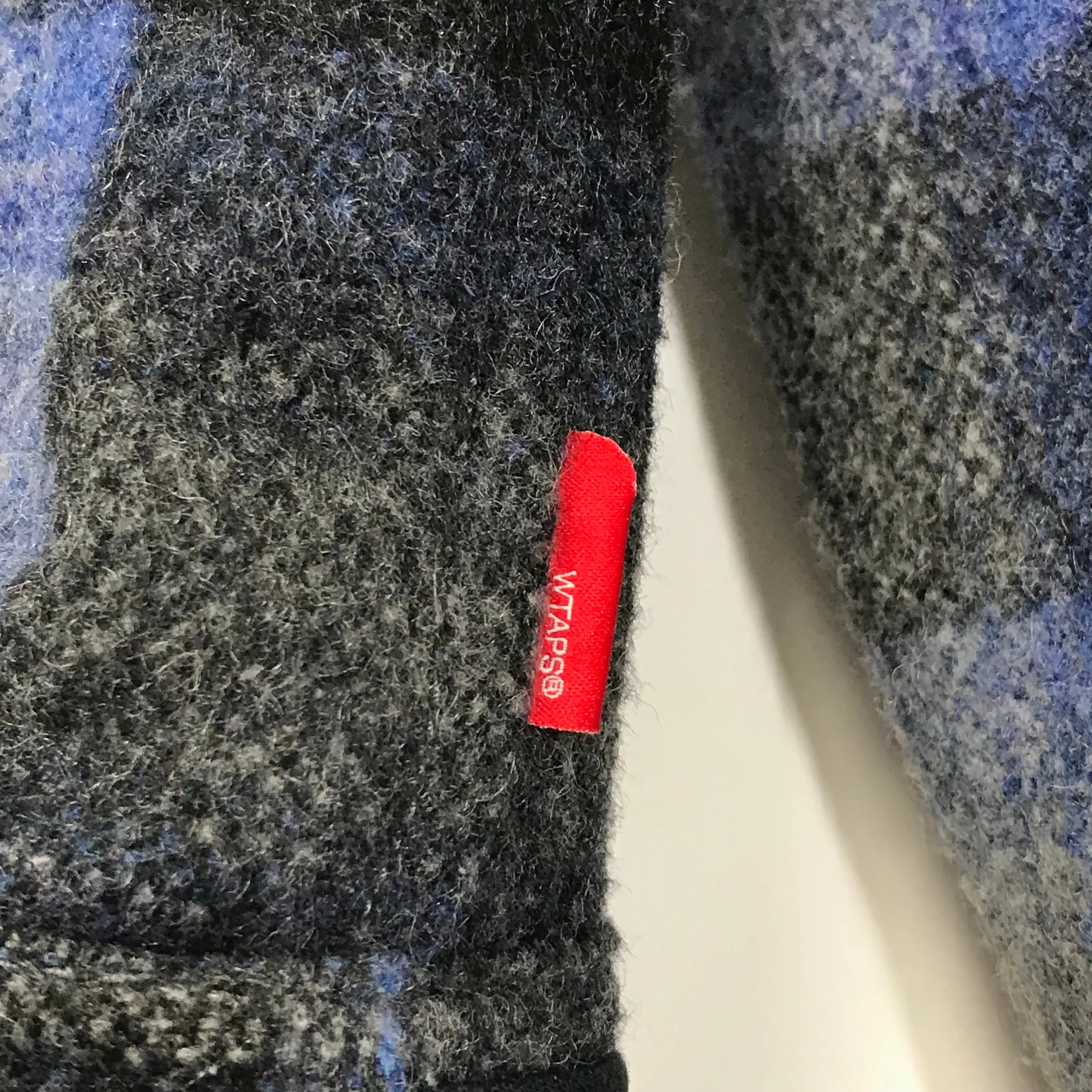 [L] WTaps 09AW Melton Wool Grease Jacket Blue