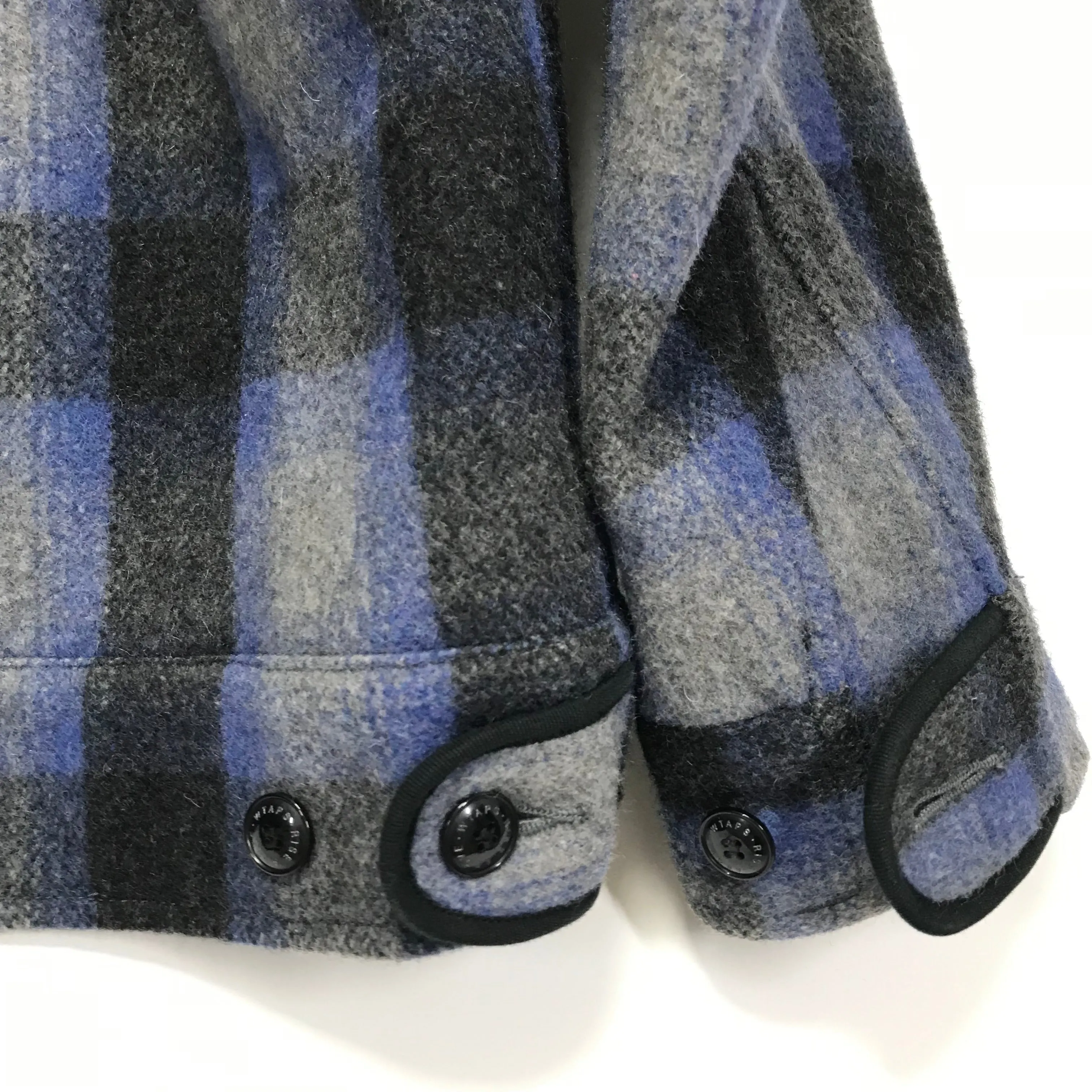 [L] WTaps 09AW Melton Wool Grease Jacket Blue