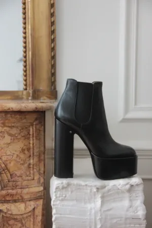 Laurence Platform Boot | Black