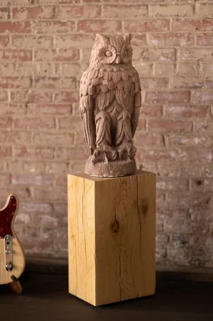 Le Boit | Solid Wood Cube Pedestal, Art Display, Side Table, Plinths