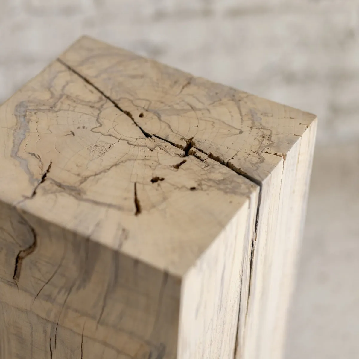 Le Boit | Solid Wood Cube Pedestal, Art Display, Side Table, Plinths
