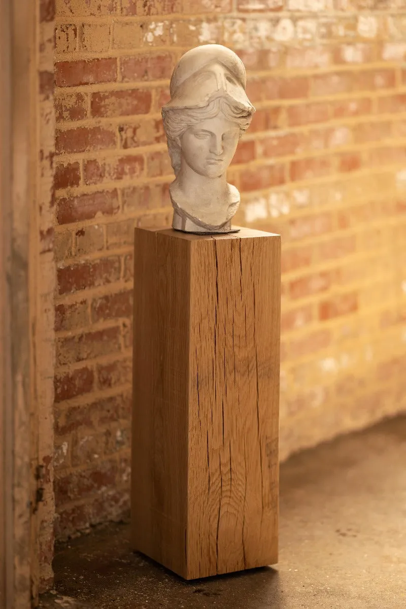 Le Boit | Solid Wood Cube Pedestal, Art Display, Side Table, Plinths