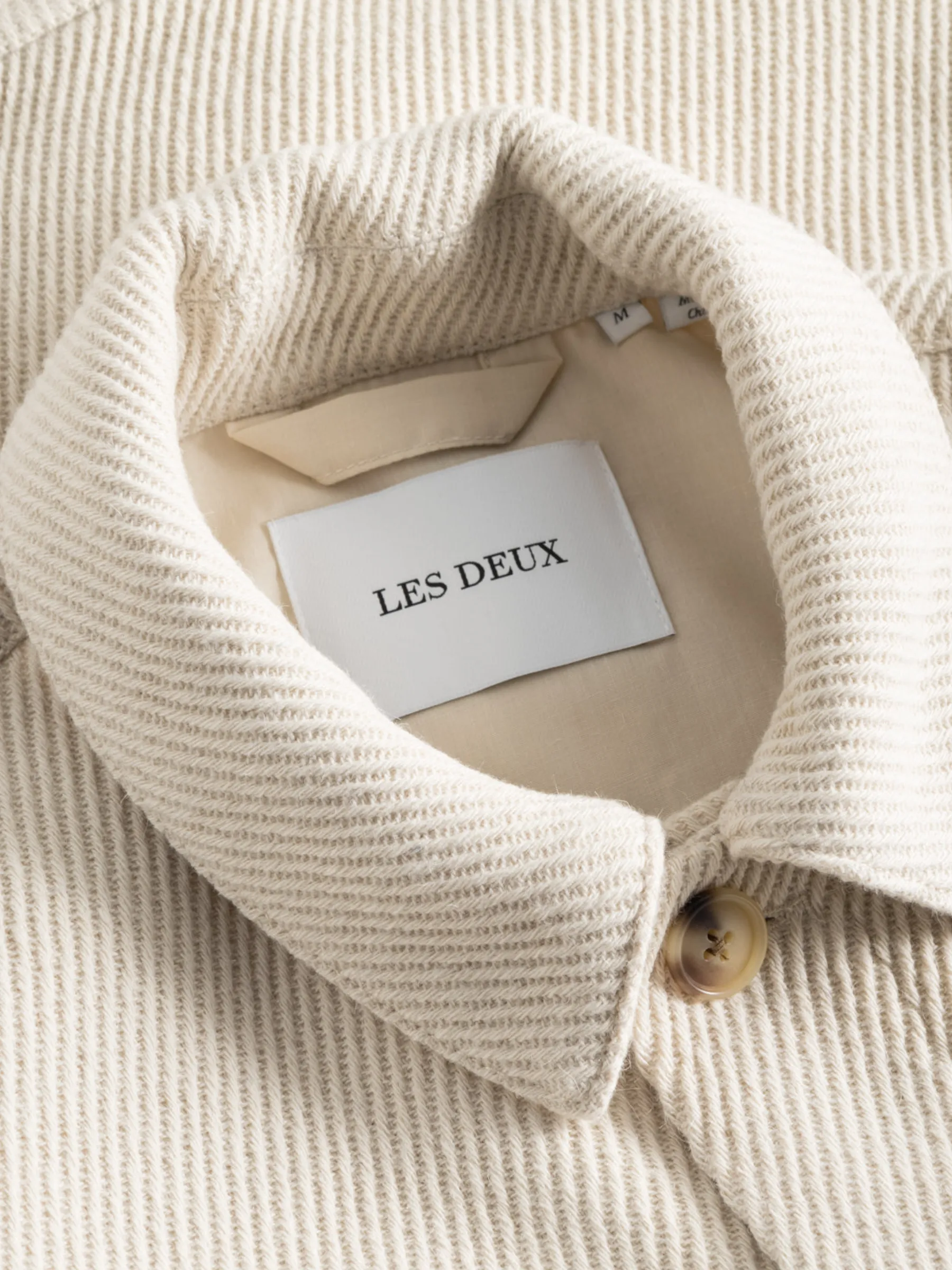 Les Deux Nash 2.0 Wool Hybrid Jacket - Ivory