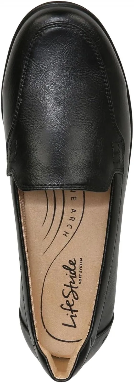 Lifestride Womens Pull On Nina Loafer I1984S2002 Black 6M