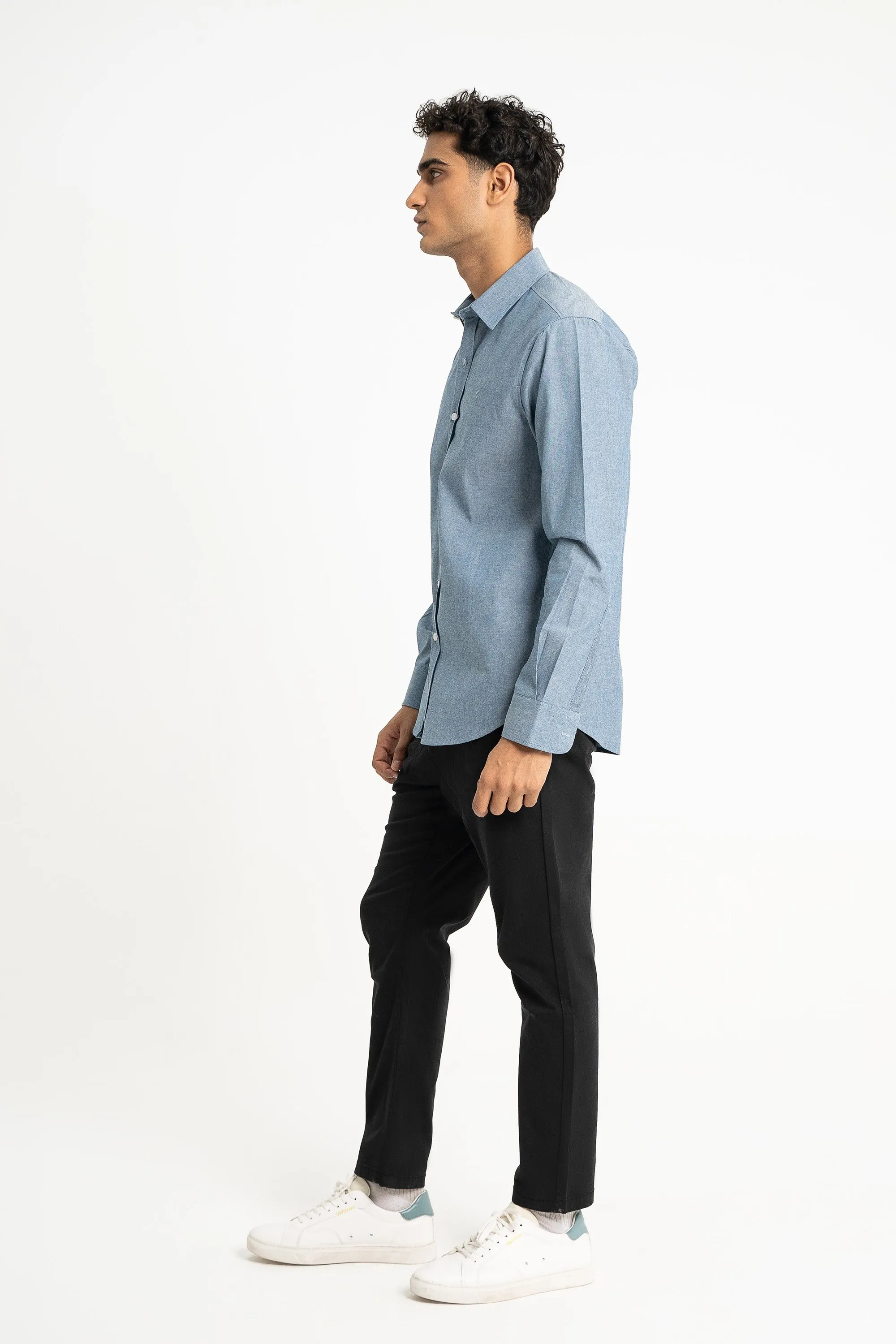 Light-Blue Cotton Shirt