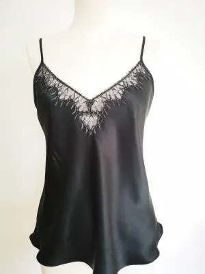 Limited Edition Black Silk Camisole