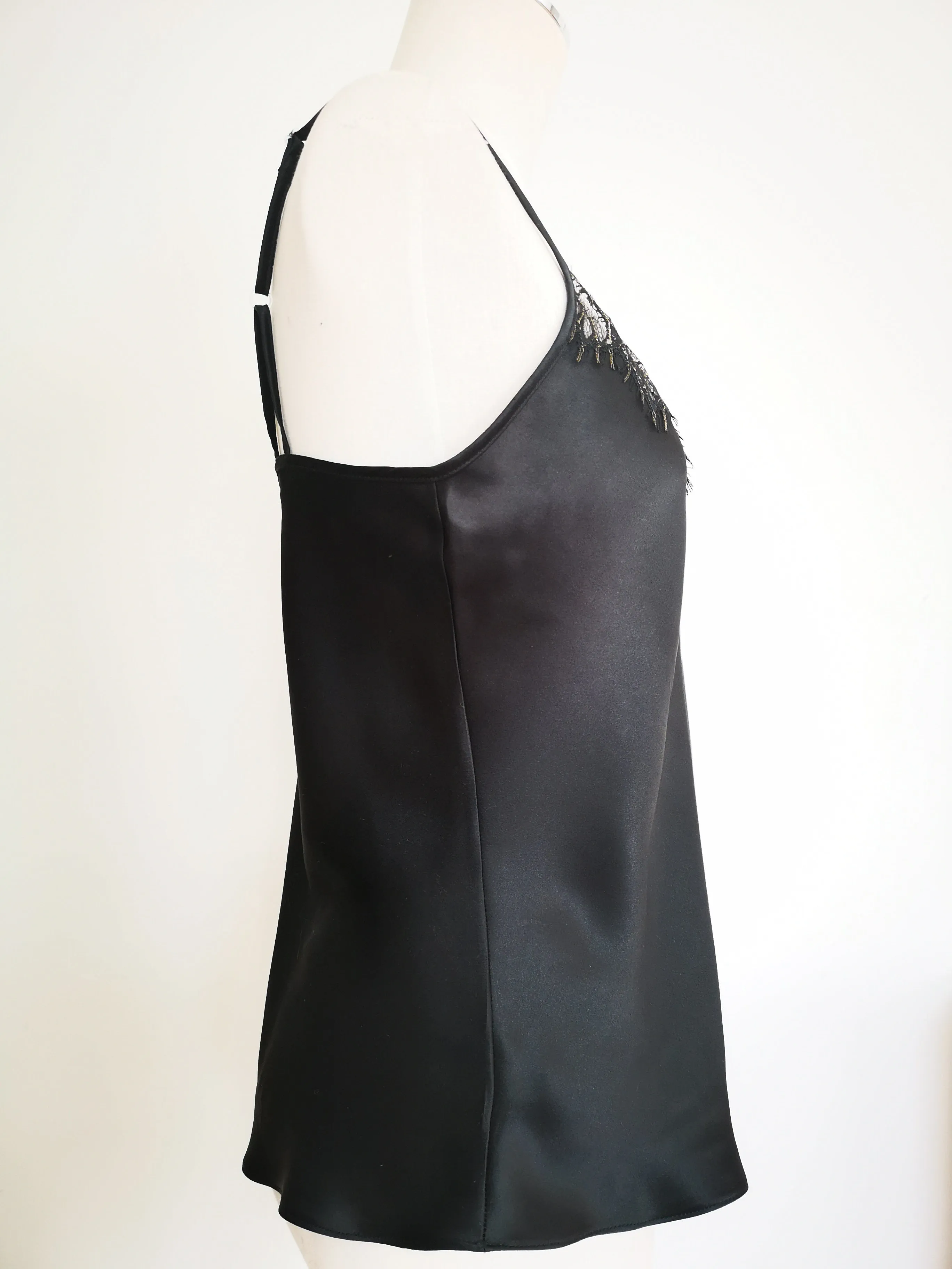 Limited Edition Black Silk Camisole