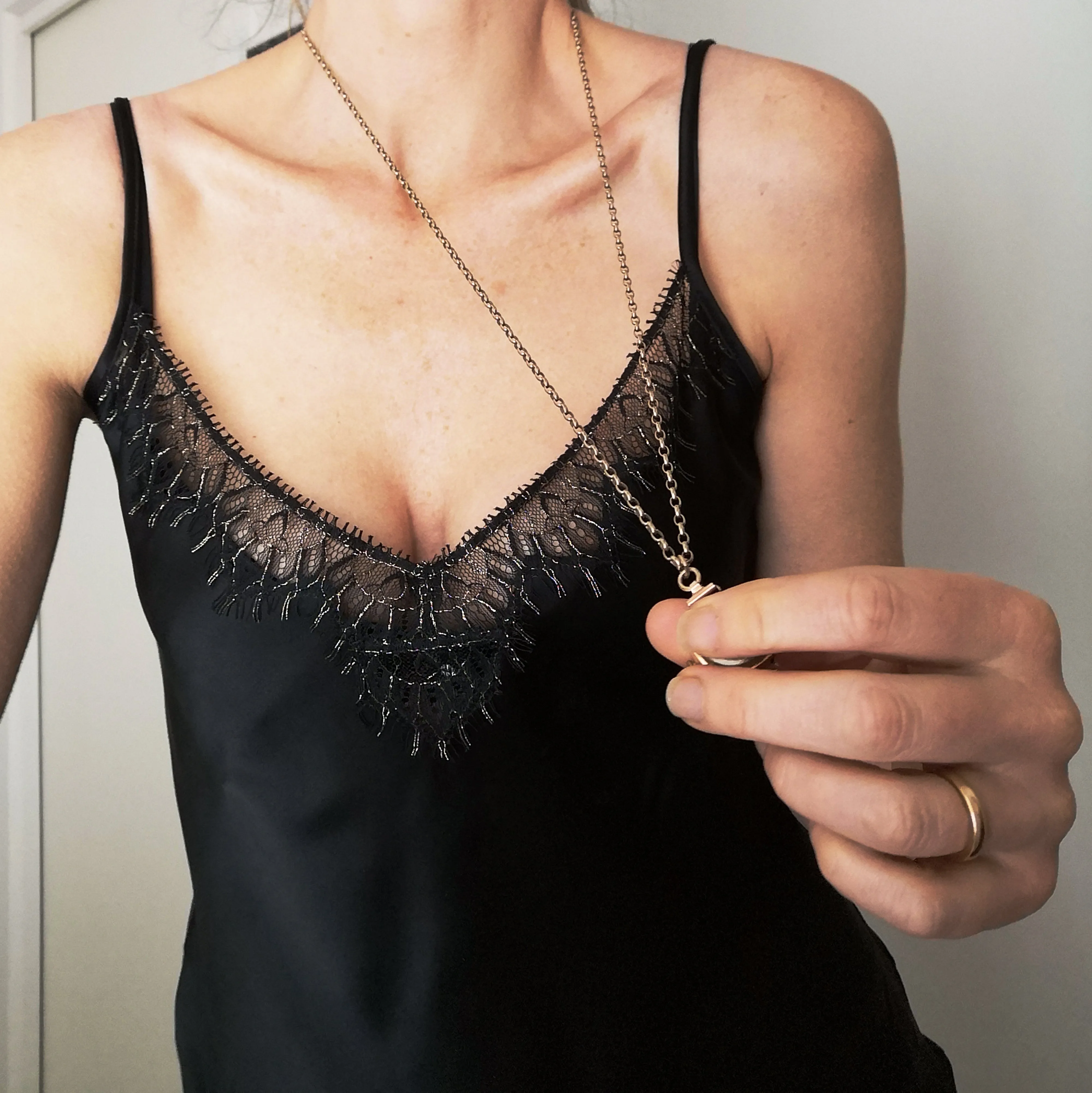 Limited Edition Black Silk Camisole