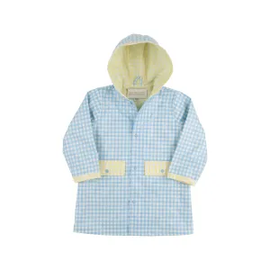Liquid Sunshine Slicker - Buckhead Blue Gingham with Lake Worth Yellow Gingham