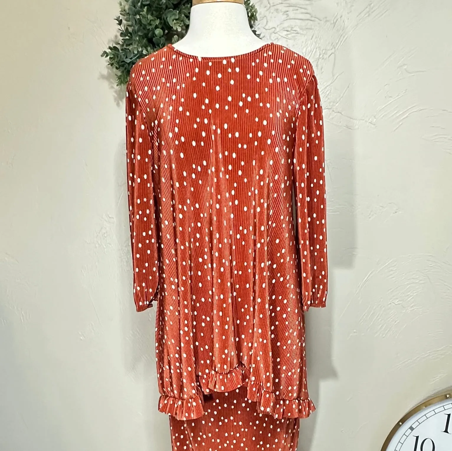 Liza’s Accordion Bodre Polka Dot Skirt