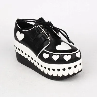 Lovely Sweetheart Platform Heels Lolita Princess Gothic Cosplay Japanese Harajuku Style Girls Shoes