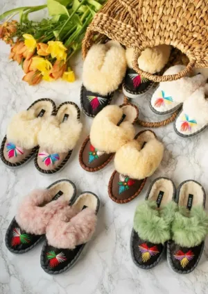 Lucky Dip Sheepskin Mules